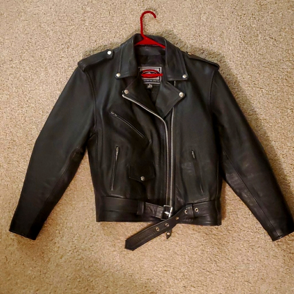 NW Motorcycle Jacket - L - Genuine Leather